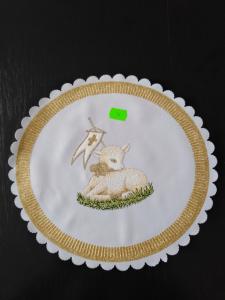 Velikonoční ubrus - průměr 26 cm